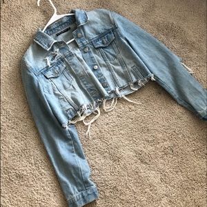 Cropped Denim Jacket